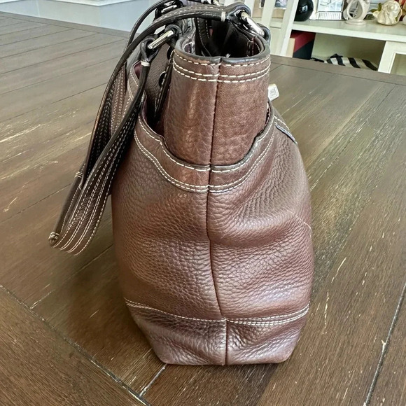 Coach turn lock Hampton tote bag - Picture 3 of 16